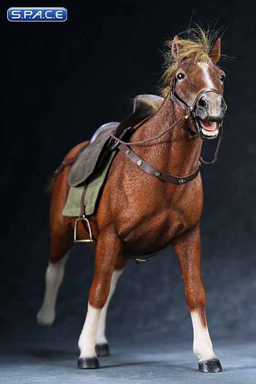 1/6 Scale sorrel walking Mongolica Horse