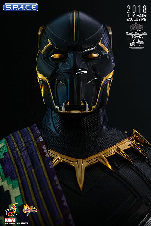 1/6 Scale Black Panther TChaka Movie Masterpiece MMS487 Toy Fairs 2018 Exclusive (Black Panther)