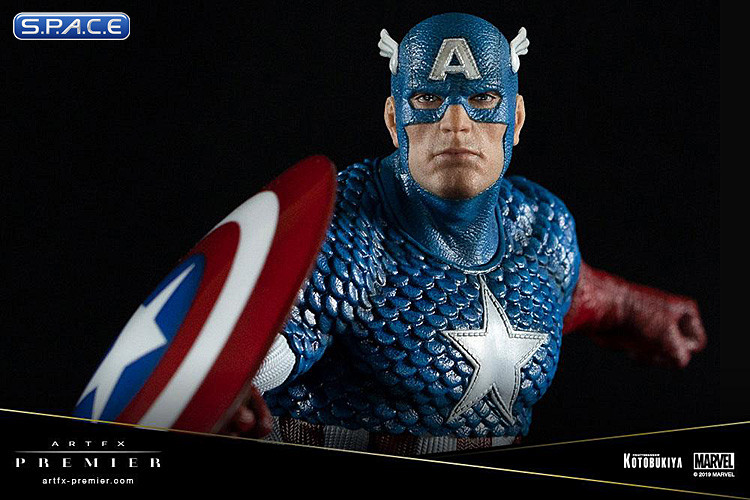 1/10 Scale Captain America ARTFX Premier Statue (Marvel)