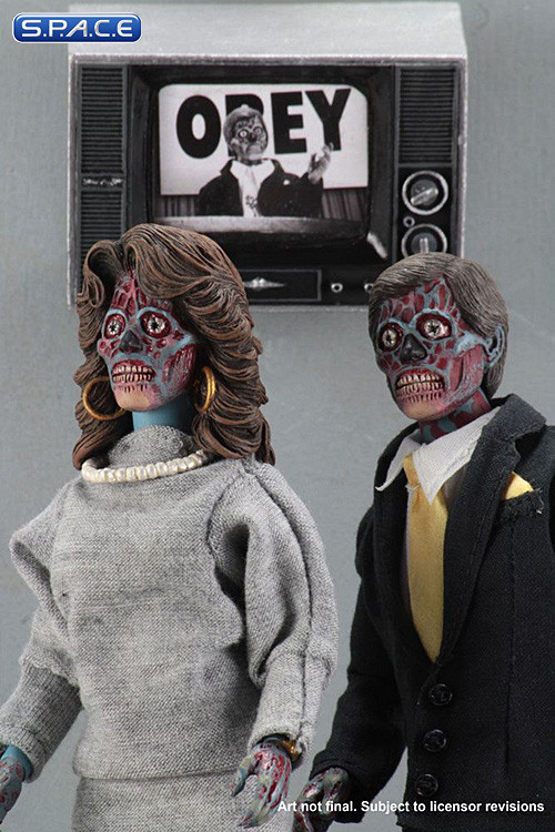 Alien Figural Dolls 2-Pack (They Live)