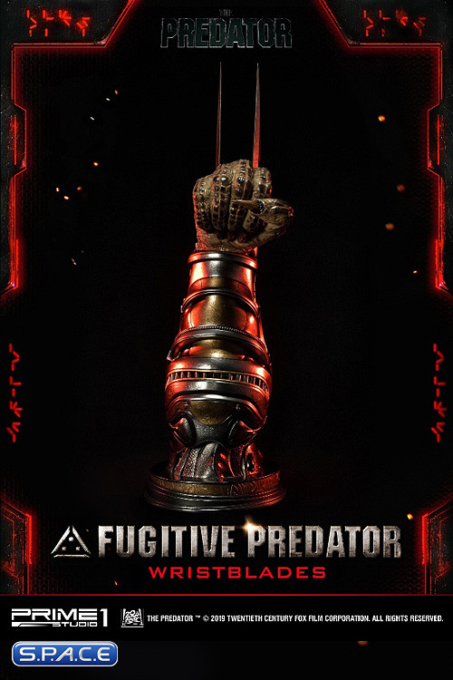 1/1 Fugitive Predator Wristblades Life-Size Bust (The Predator)
