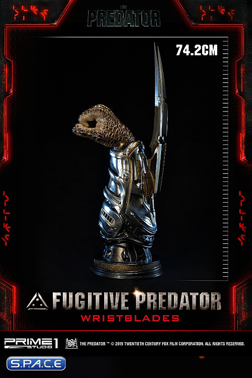 1/1 Fugitive Predator Wristblades Life-Size Bust (The Predator)
