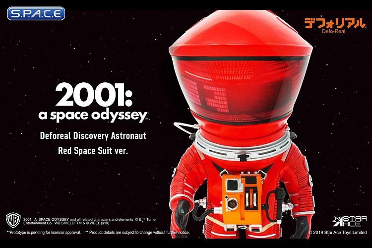 Red Astronaut Deformed Real Series Vinyl Statue (2001: A Space Odyssey)