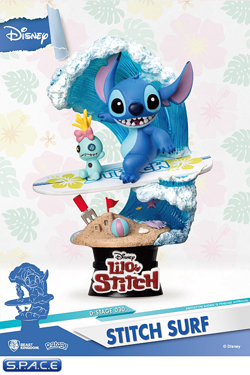 Stitch Surf Diorama Stage 030 (Disney)