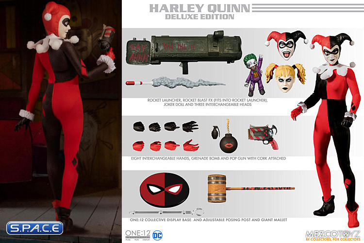 1/12 Scale Harley Quinn One:12 Collective Deluxe (DC Comics)