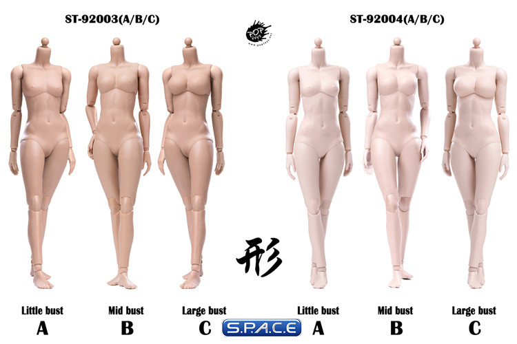 1/6 Scale female pale Body (2019 Version / small Breast / with joints)