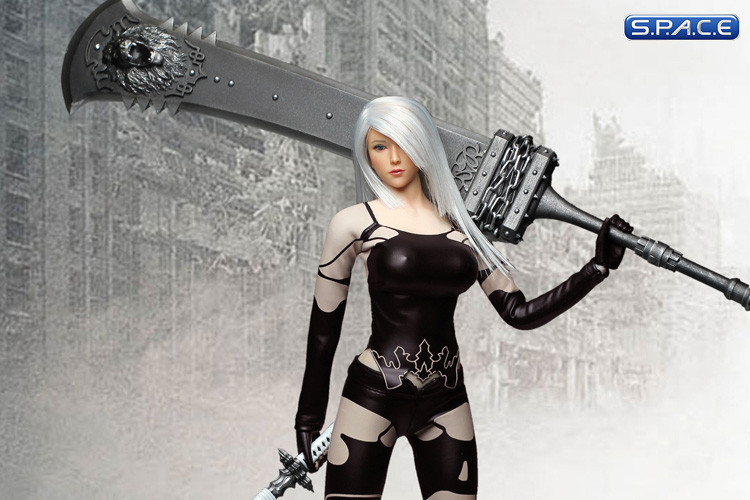 1/6 Scale black Android Cosplay Set