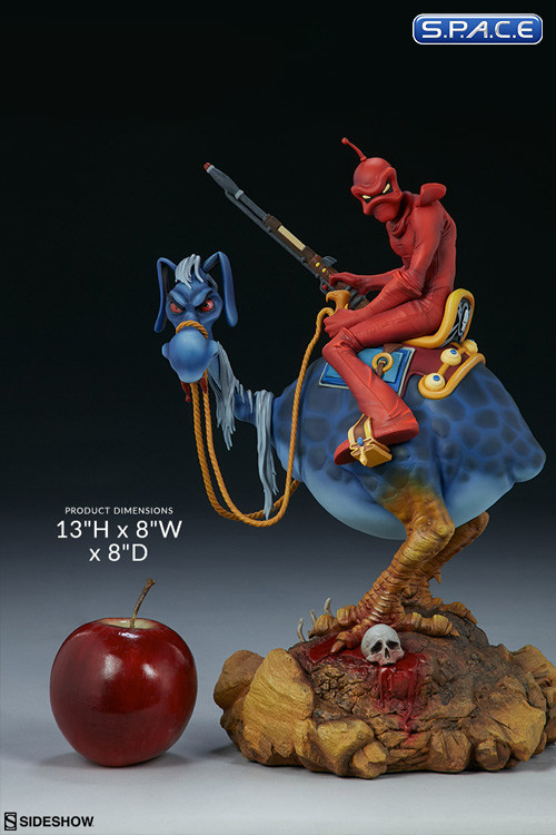 William Stouts Red Rider Statue (William Stout)