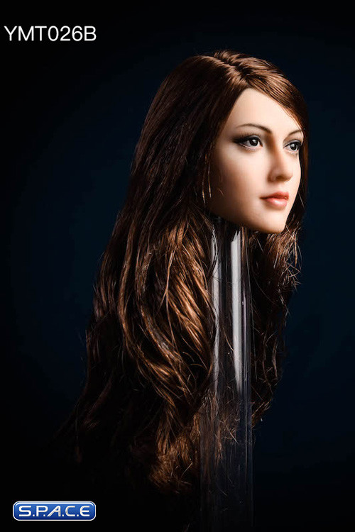 1/6 Scale Anna Head Sculpt (black eyes / brown hair)