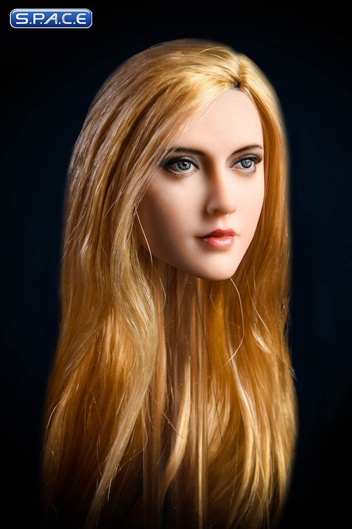1 6 Scale Anna Head Sculpt Blue Eyes Blonde Hair