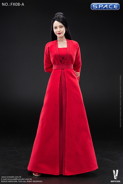 1/6 Scale Female Body with Asian Beauty Head (antique hairstyle)