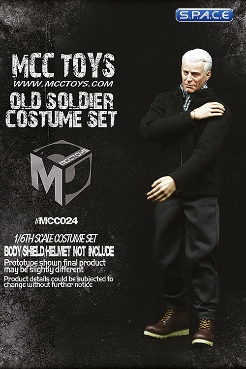 1/6 Scale Old Soldier Costume Set