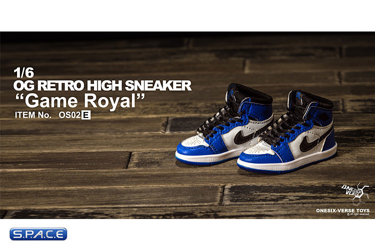 1/6 Scale OG Retro High Sneaker (Game Royale)