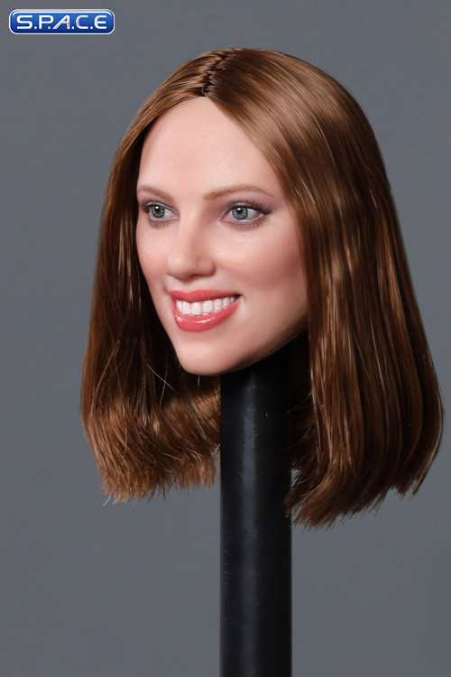 1/6 Scale Scarlett Head Sculpt (brown hair)