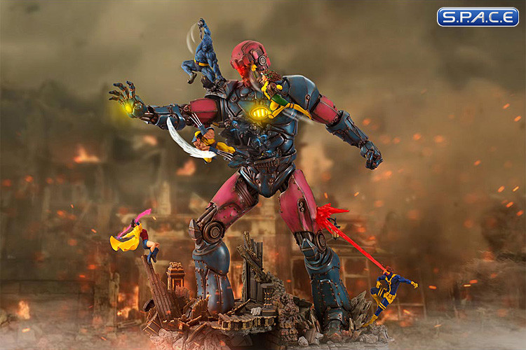 1/10 Scale X-Men vs. Sentinel Deluxe BDS Art Scale Statue (Marvel)
