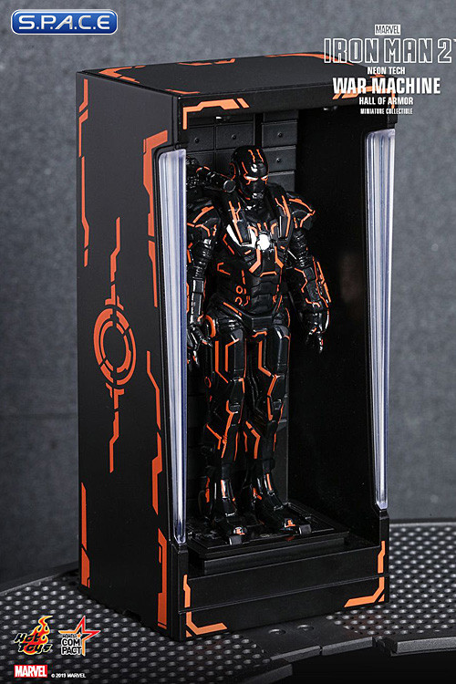 Neon Tech War Machine Hall of Armor Movie Masterpiece Compact MMSC013 (Iron Man 2)