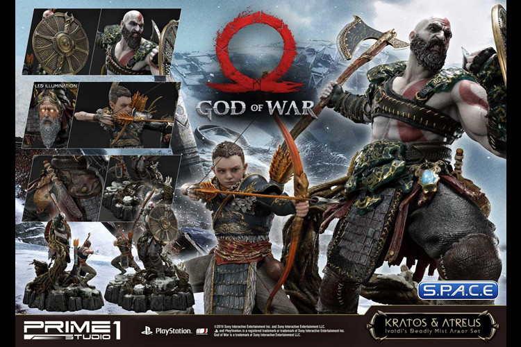 1/4 Scale Kratos & Atreus Ultimate Premium Masterline Statue (God of War)