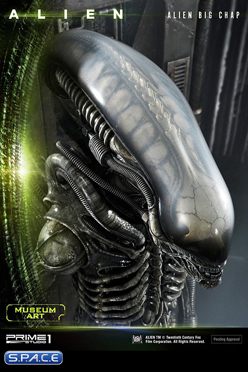 Alien Big Chap Museum Art 3D Wall Art (Alien)