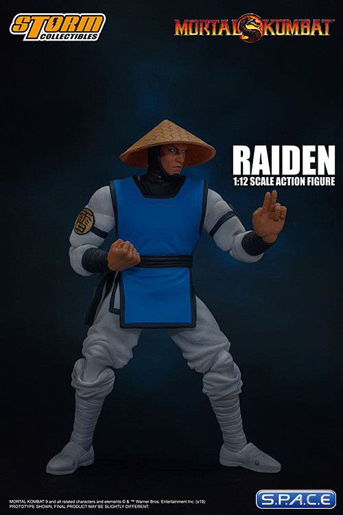 1/12 Scale Raiden (Mortal Kombat)