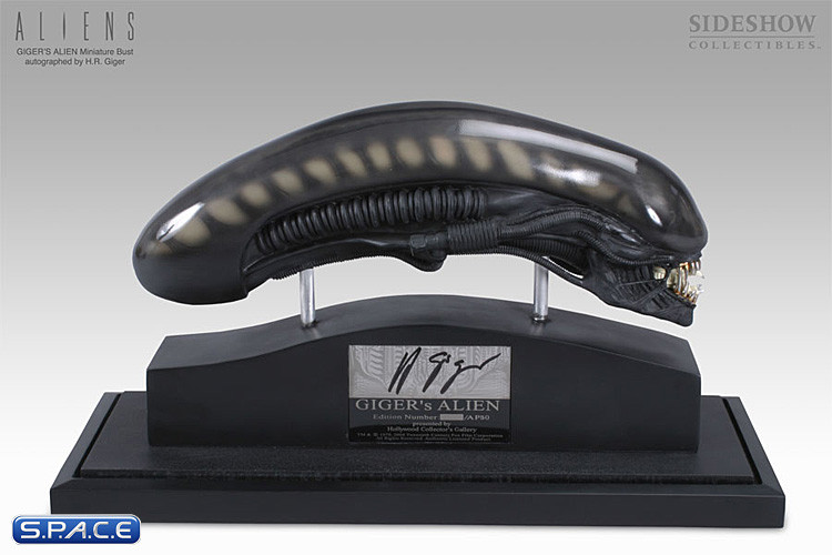 1/4 Scale Gigers Alien Head Replica (Alien)