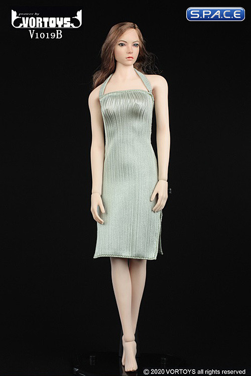 1/6 Scale neckholder Dress (grey)