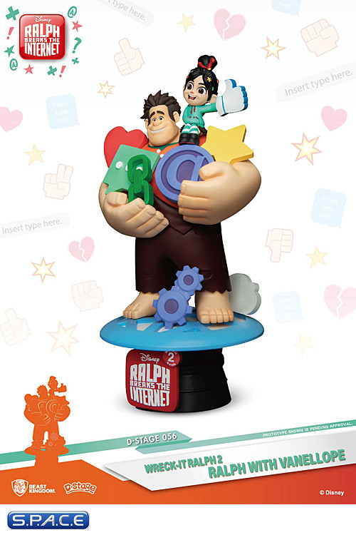 Ralph & Vanellope Diorama Stage 056 (Ralph Breaks the Internet)