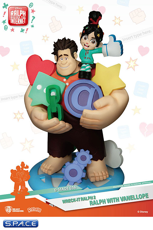 Ralph & Vanellope Diorama Stage 056 (Ralph Breaks the Internet)