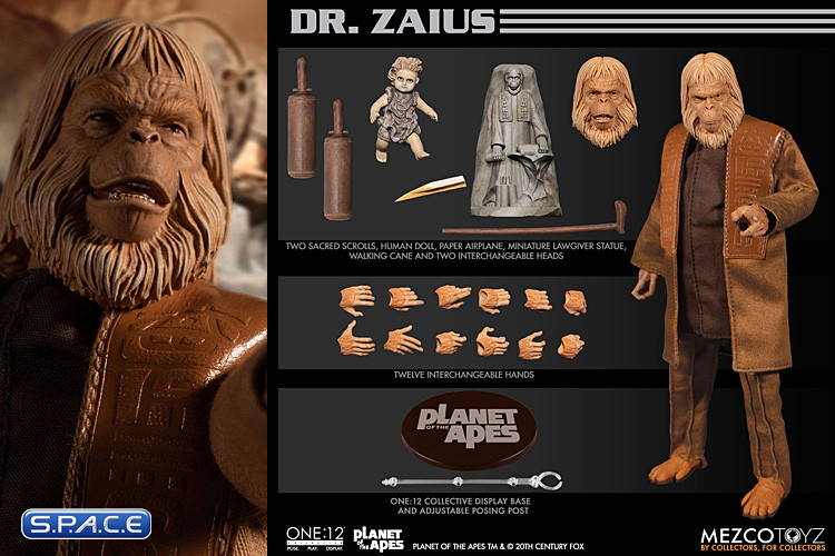 1/12 Scale Dr. Zaius One:12 Collective (Planet of the Apes)