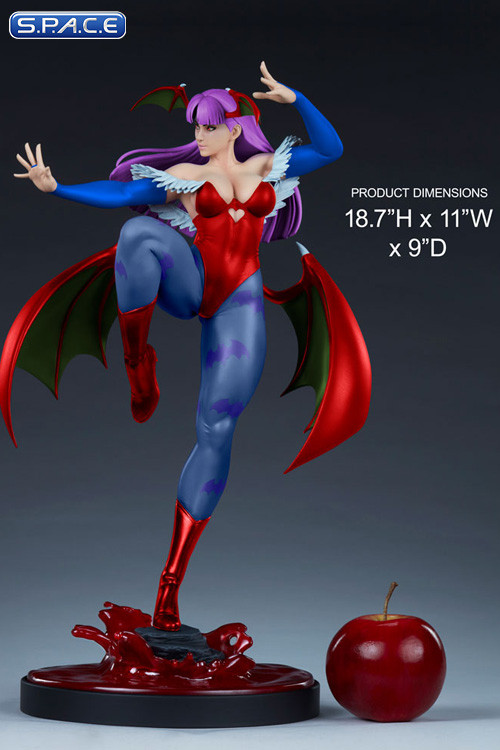 1/4 Scale Chun-Li Season Pass Statue - Morrigan Costume Player 2 Version (Street Fighter)