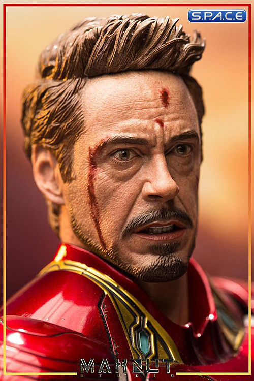 1/6 Scale battle damaged Robert Head Sculpt