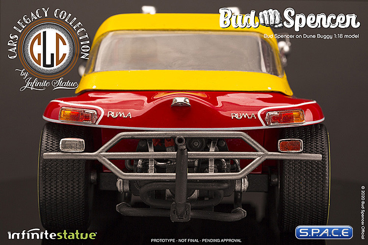 Bud Spencer on Dune Buggy Statue (Watch Out, We’re Mad!)