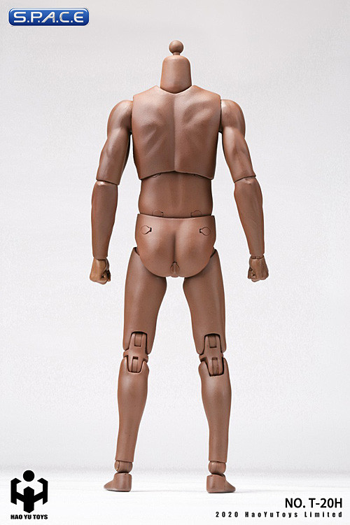 1/6 Scale male super-flexible Afro American Basketball Players Body with Head connector