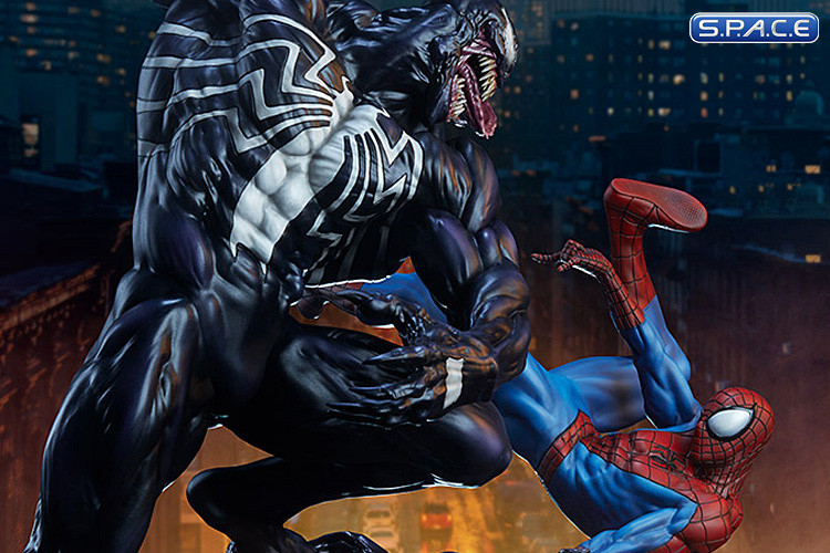 SpiderMan vs. Venom Maquette (Marvel)