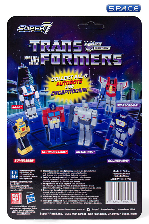 Megatron ReAction Figure (Transformers)