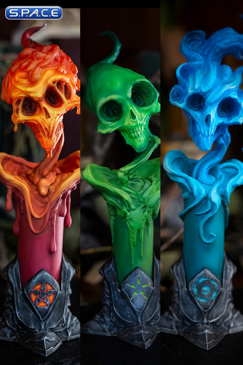 The Lighter Side of Darkness Faction Candle Statue Set (Court of the Dead)