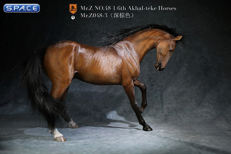 1/6 Scale Akhal Teke Horse (brown)