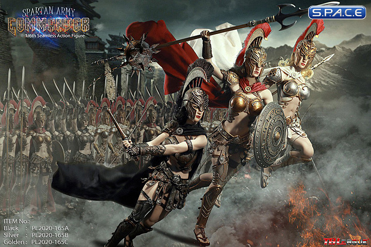 1/6 Scale Spartan Army Black Commander