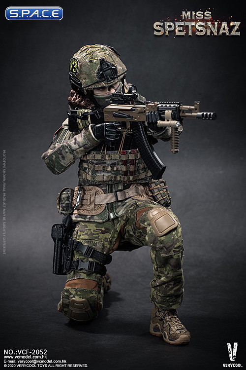 1/6 Scale Russian Special Combat Women Soldier