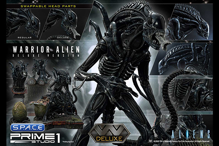 Alien Warrior Deluxe Premium Masterline Statue - Bonus Version (Aliens)