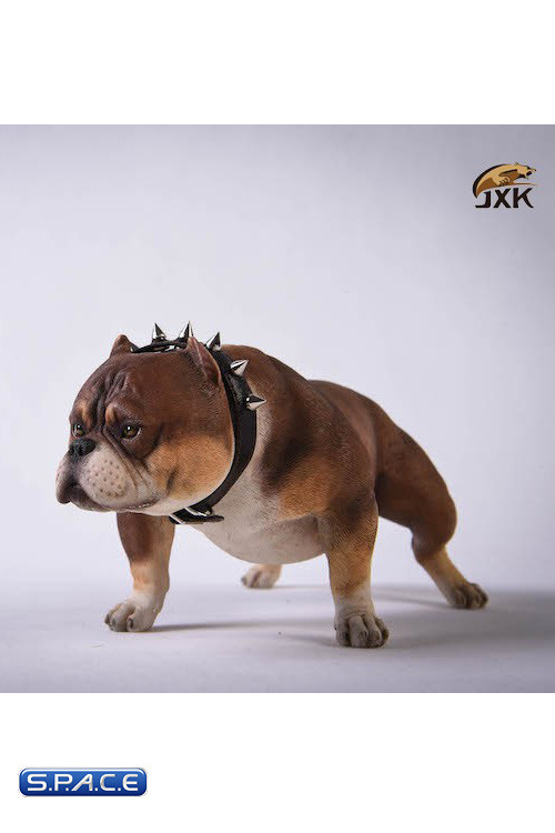 1/6 Scale Bulldog (dark brown)