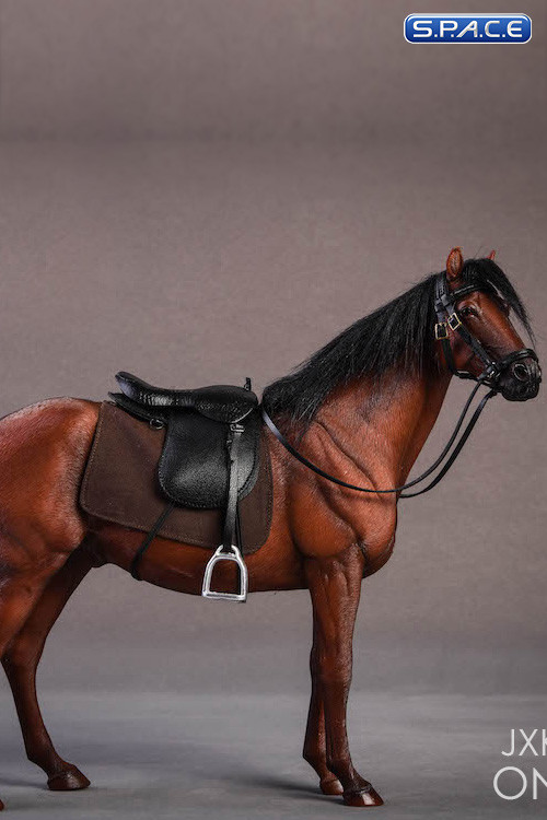 1/12 Scale brown Hanoverian Horse