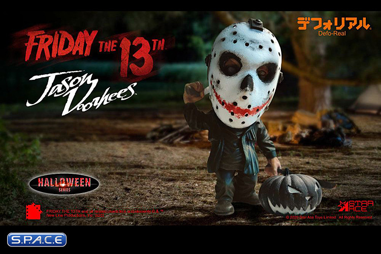 Jason Voorhees Deformed Real Series Vinyl Statue Halloween Version (Friday the 13th)