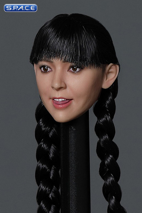 1/6 Scale Sue Head Sculpt (long black hair with braid)