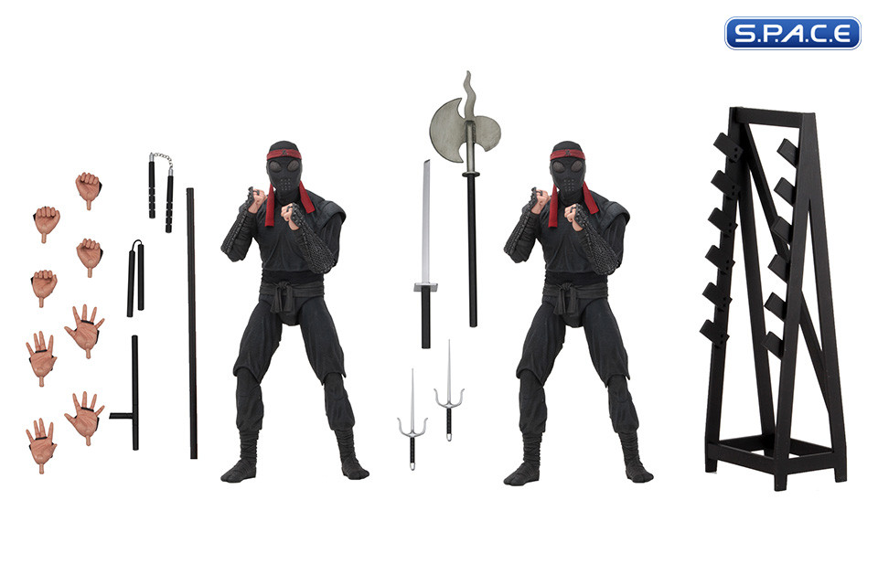 Foot Soldier with Weapons Rack 2-Pack (Teenage Mutant Ninja Turtles)