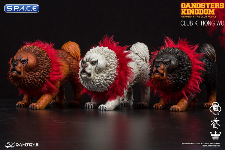 1/6 Scale Tibetan Mastiff (brown)