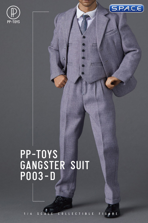 1/6 Scale Tweed Suit Set (light grey)