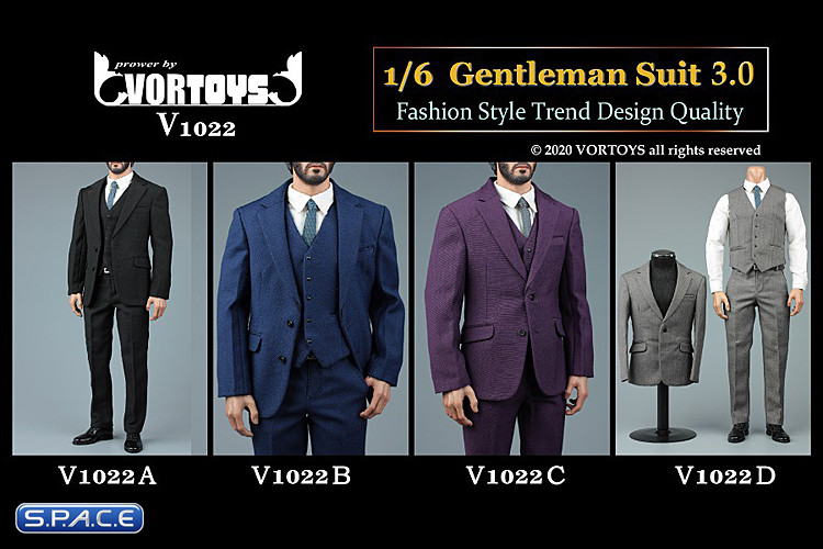 1/6 Scale Gentleman Suit 3.0 (grey)