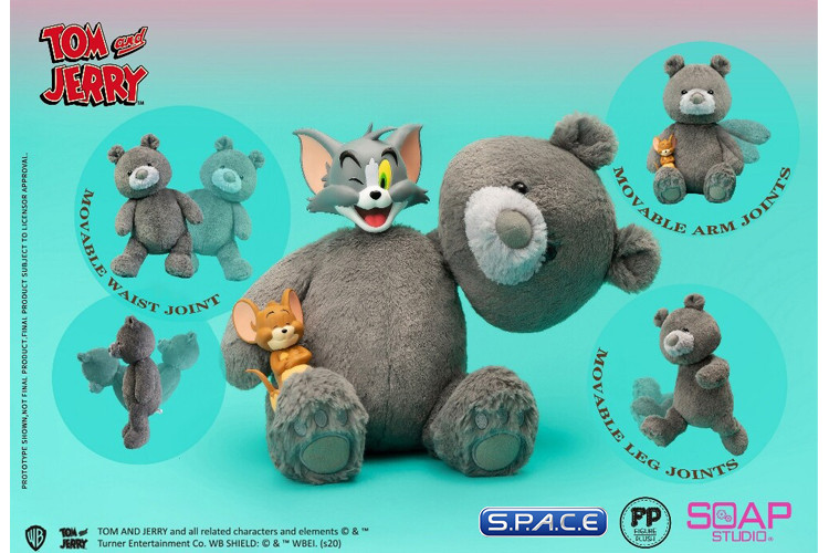 Tom and Jerry Teddy Bear Figure (Tom and Jerry)