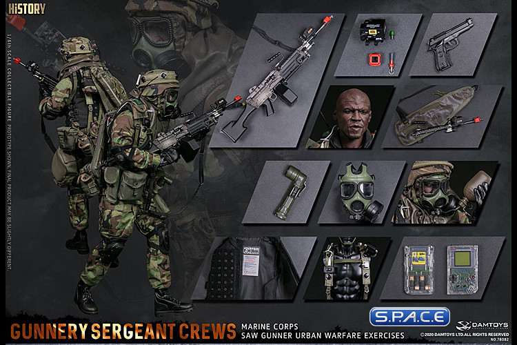 1/6 Scale Gunnery Sergeant Crews