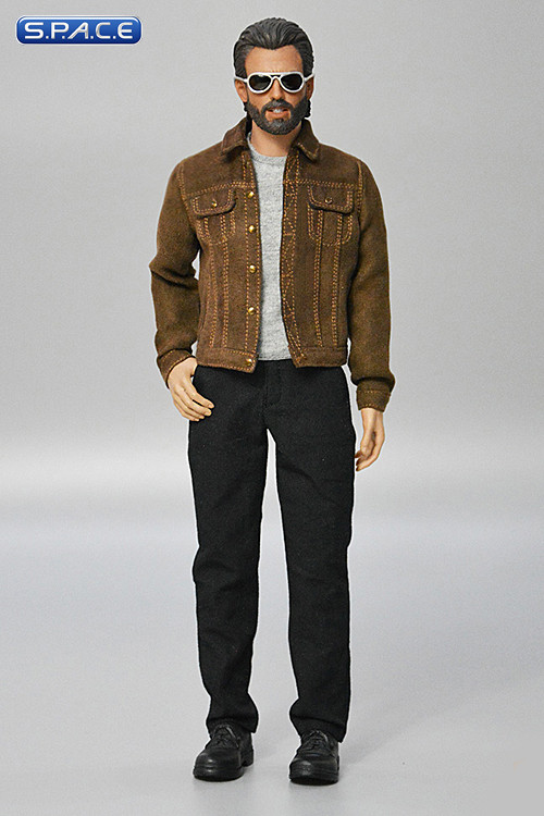 1/6 Scale Men's casual denim Set (brown)